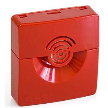 Оповещатель охранно-пожарный звуковой ОПОП 2-35 12В (корпус красн.) Рубеж Rbz-208468